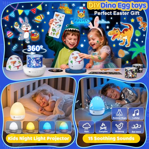 Dinosaur Egg Light for Nursery Sound Machine