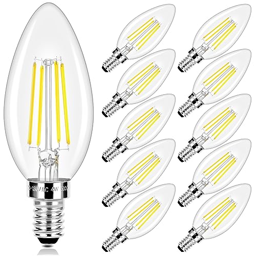 LED Candle Bulbs 40W Equivalent (10 Count)