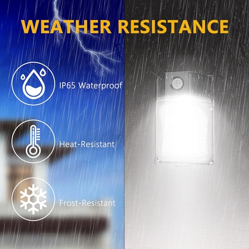 30W LED Wall Pack Light with Dusk to Dawn Sensor (4 Count)