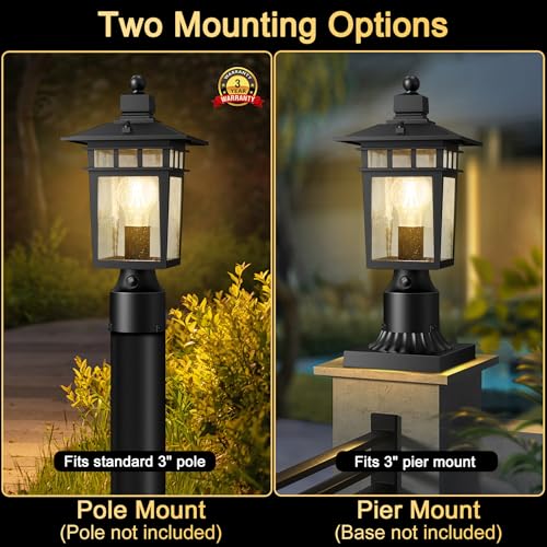 Dusk to Dawn Outdoor Post Lights