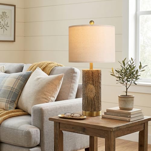 25.5'' Rustic Farmhouse Table Lamps (2 Count)