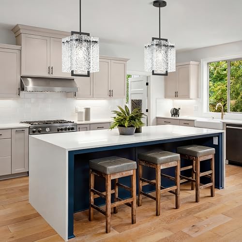 Modern Black Rectangle Chandelier