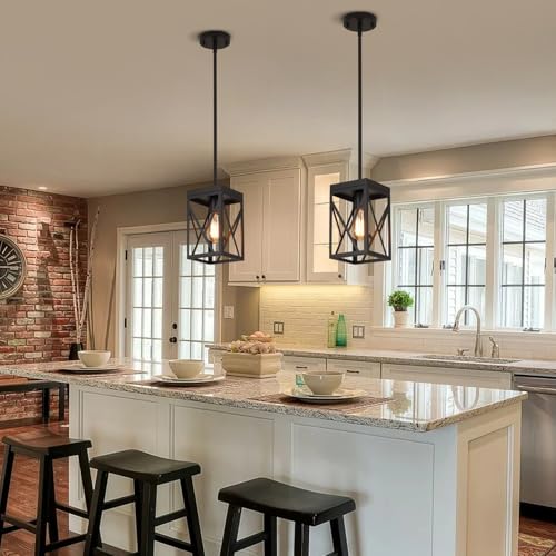 Rustic Farmhouse Metal Pendant Light Fixture One