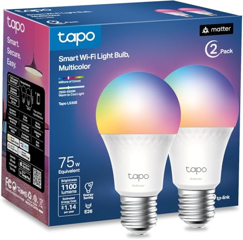 Multicolor Dimmable Smart Light Bulbs