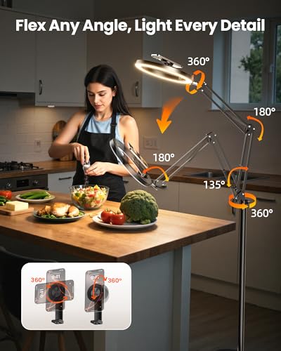 Magnetic Ring Light with Stand Tripod for iPhone