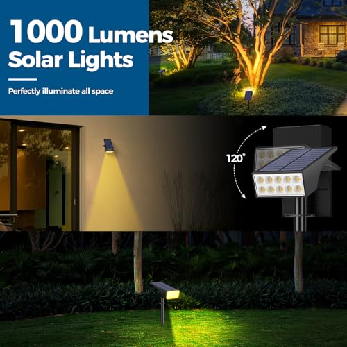 Solar Lights Outdoor Waterproof IP65 (12 Count)