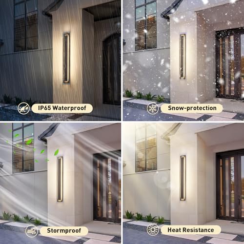 24 in Long Outdoor LED Wall Lights Exterior Lighting Fixtures