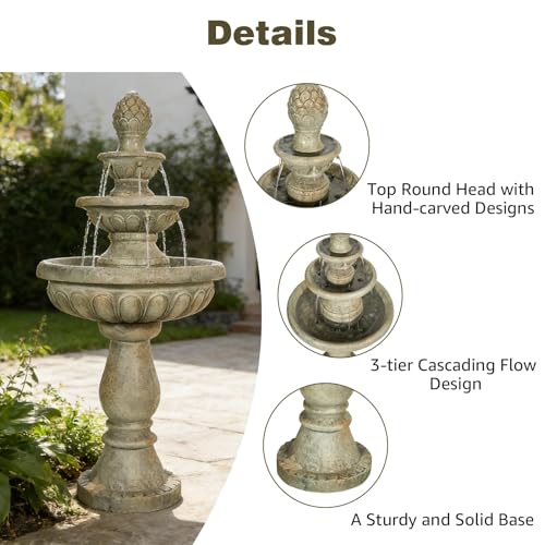 42.5" Water Fountain Outdoor