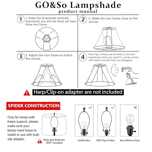 Medium Drum Lamp Shades Set of 2 (2 Count)