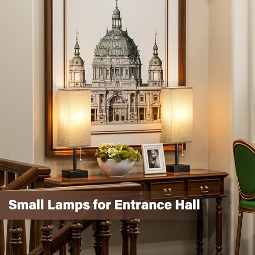 Bedside Lamp for Bedroom Set of 2 (2 Count)