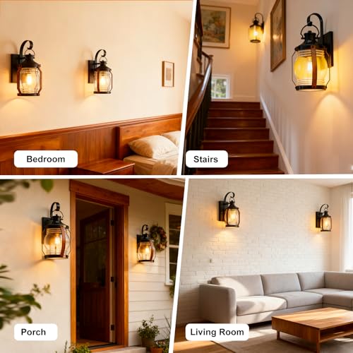 Outdoor Wall Lantern Lights (2 Count)