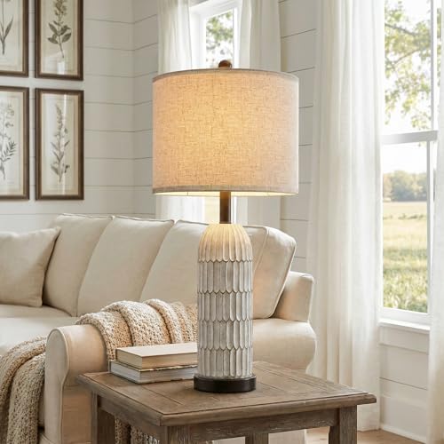 26.5" Bedside Table Lamps Set of 2