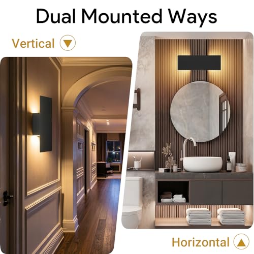 Hardwired Black Wall Sconces