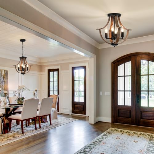 Farmhouse Hanging Pendant Lighting (4 Count)