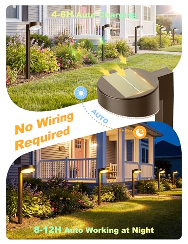 Solar Pathway Lights Outdoor (12 Count)