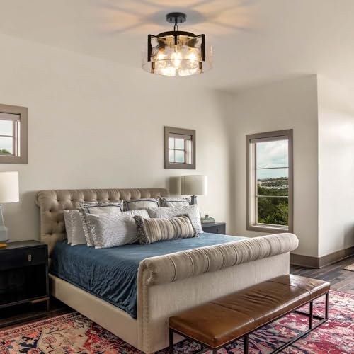 Black Chandelier for Dining Room Light Fixture