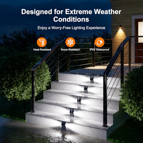 6 Pack Solar Step Lights (6 Count)