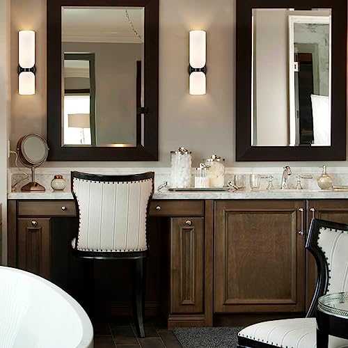 Black Wall Sconces Set of 2 Modern Farmhouse 2 (2 Count)