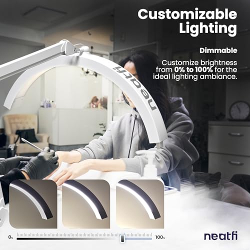 Half Moon LED Table Lamp for Estheticians