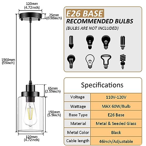 Industrial Pendant Lighting (3 Count)