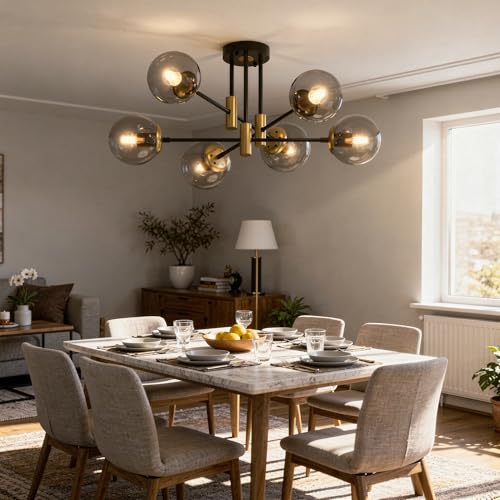Modern Sputnik Chandelier