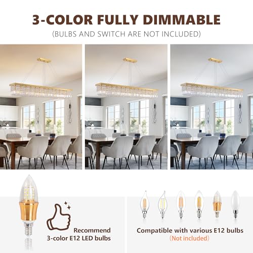 59 inch Modern Crystal Chandelier