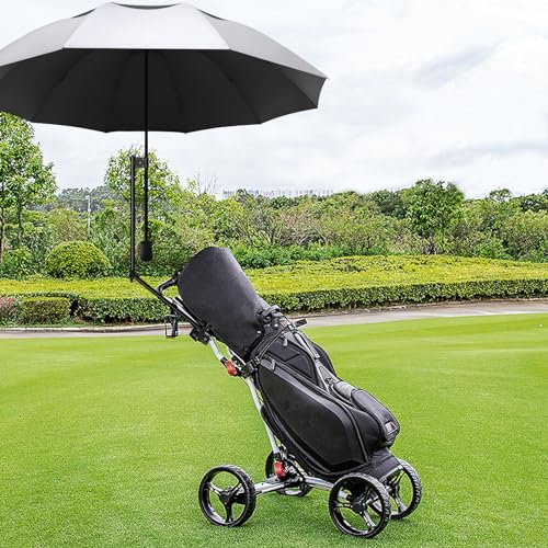 UPF 50+ Beach Umbrella with Adjustable Universal Clamp