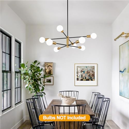 11" 52" Height Adjustable Sputnik Chandeliers Dining Room Light Fixture