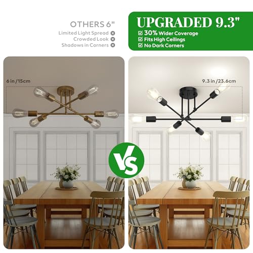 Modern Sputnik Chandelier Ceiling Light Fixtures