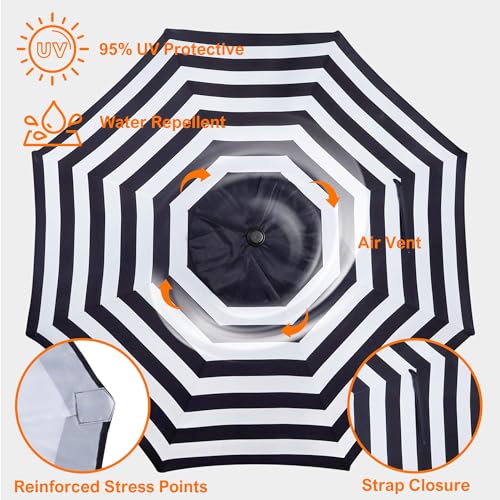 9ft Patio Umbrella Replacement Canopy