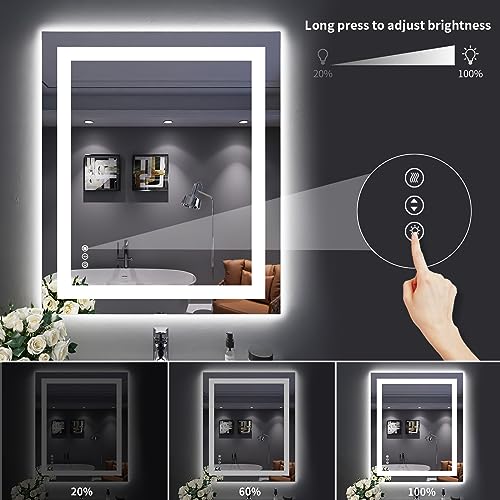 30X36 LED Bathroom Mirror with Lights