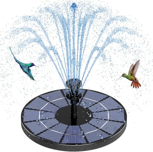 3.5W Solar Fountain with 1500 mAh Battery