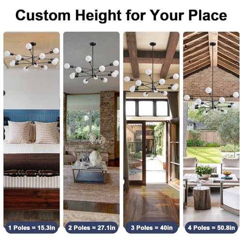 Modern Sputnik Chandeliers Light