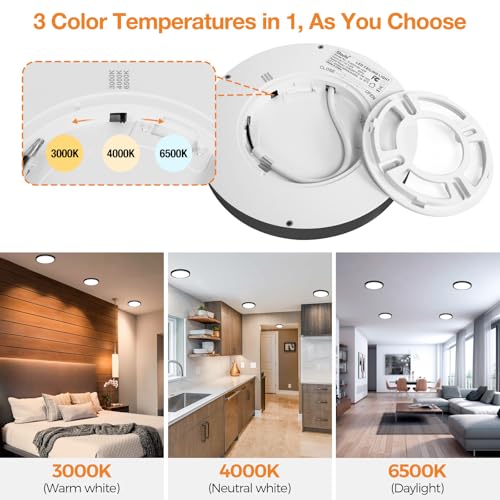 1PACK LED Flush Mount Ceiling Light Fixture