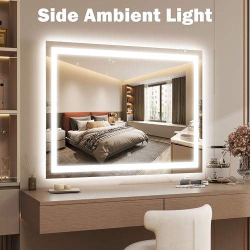 40x28 Inch Lighted Vanity Mirror