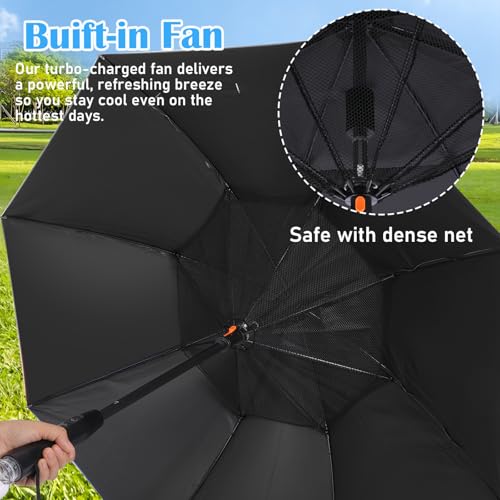 Rechargeable Umbrella with Fan