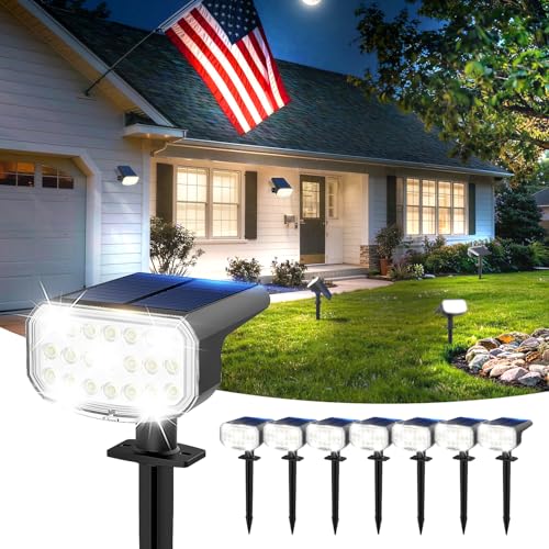 Solar Spotlights Outdoor Waterproof with Focus Beam