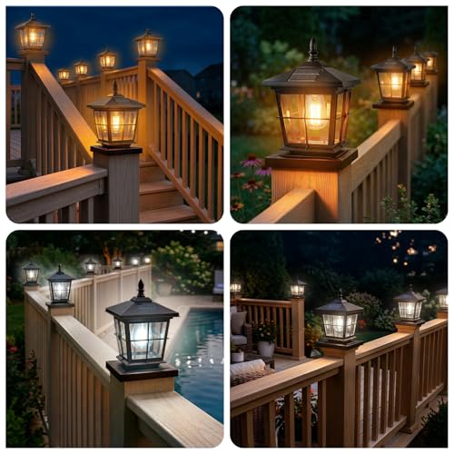 Solar Post Cap Light 2pack (2 Count)