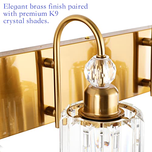 Brass Gold Bathroom Vanity Lights 3