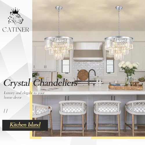 20" Modern Crystal Chandeliers
