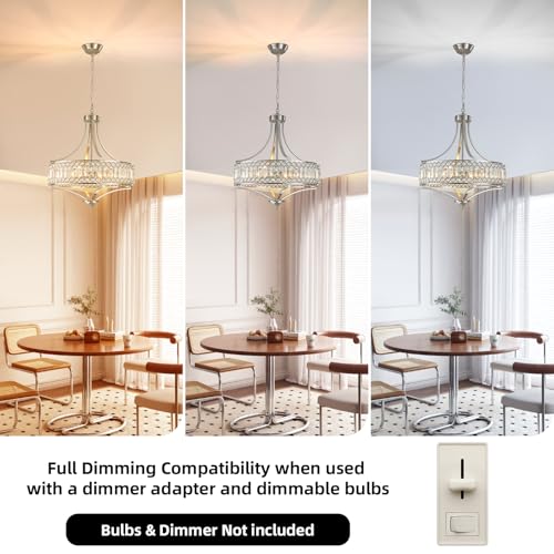 20" Crystal Chandelier for Dining Room 5