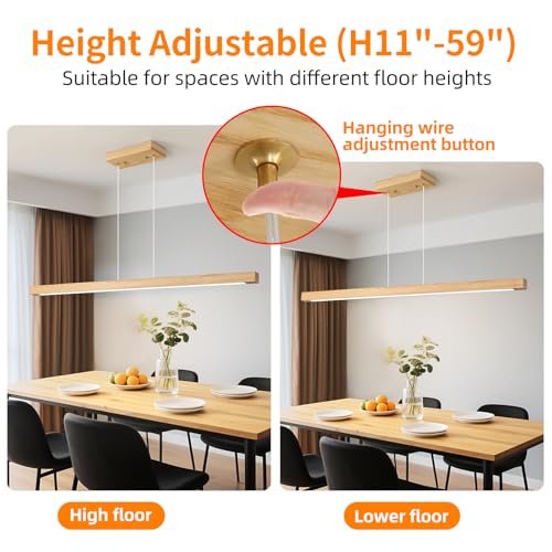 Modern Wooden Pendant Light