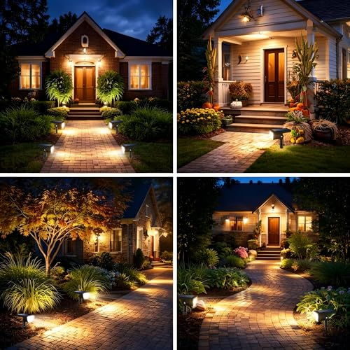 Solar Lights Outdoor Waterproof IP65 (4 Count)