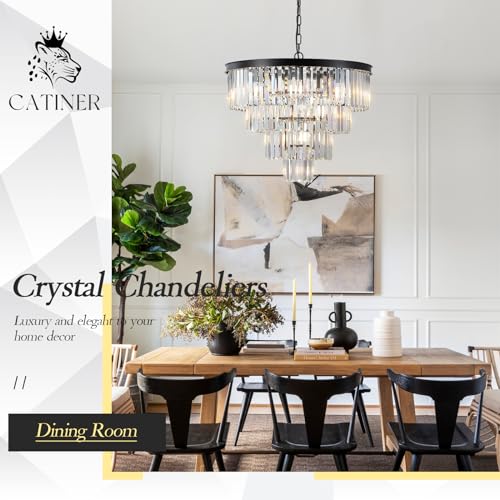 24" Modern Crystal Chandeliers