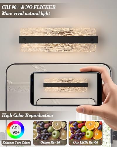 Modern LED Bathroom Vanity Light Fixture Over Mirror
