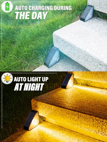 Solar Step Lights Outdoor Waterproof (8 Count)