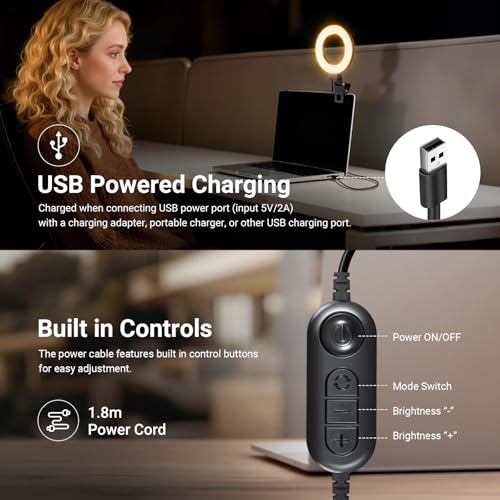Basic 5" Ring Light for Video Conference Lighting