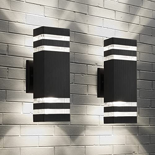Outdoor Light Fixture Modern Outdoor Wall Light (2 Count)