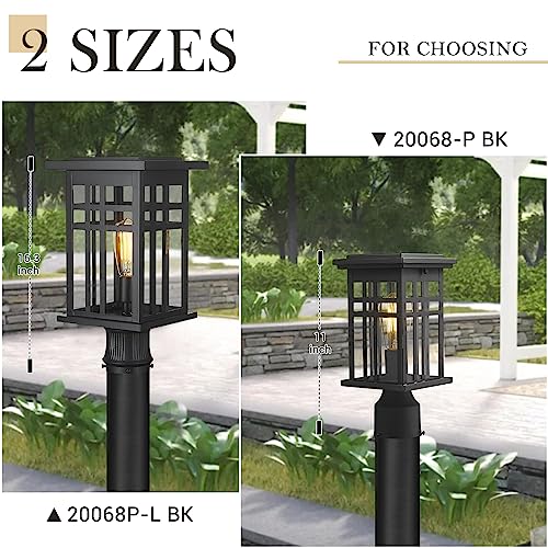 Modern Outdoor Post Light Fixture