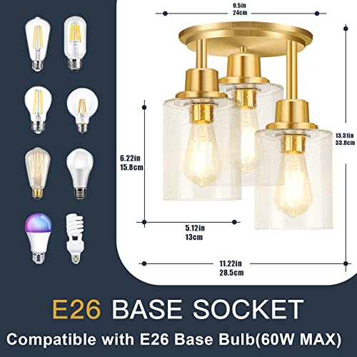 Semi Flush Mount Ceiling Light